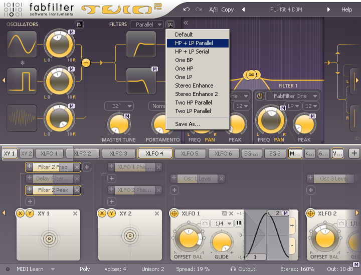 FabFilter Twin 2 section presets