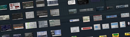 FL Studio plug-in picker screen