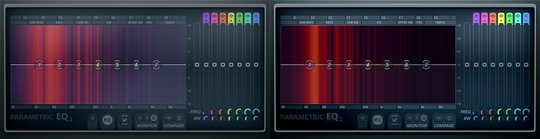 Parametric EQ 2 with modified background