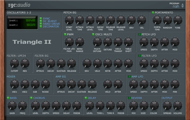 rgc:audio Triangle II