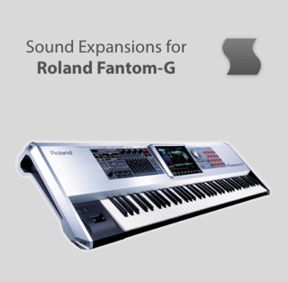 Sinevibes sound expansions for Roland Fantom-G