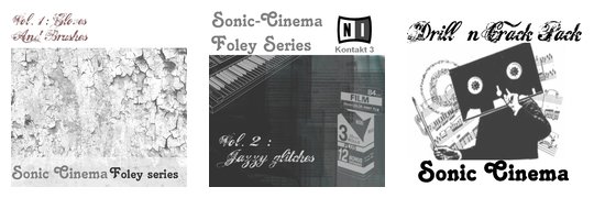 Sonic Cinema sample packs