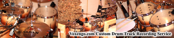 Voxengo Custom Drum Track Recording Service