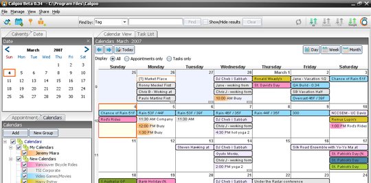 Calgoo Calendar screenshot