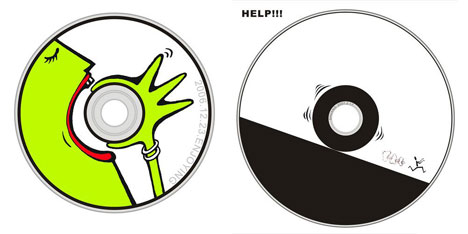 CD hole art designs