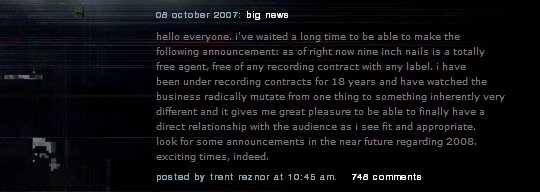 NIN announcement