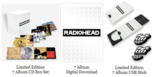 Radiohead limited edition box set collection ready for pre-ordering