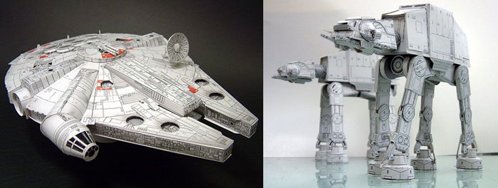 Star Wars paper models