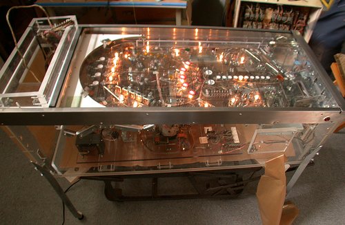 The Visible Pinball machine