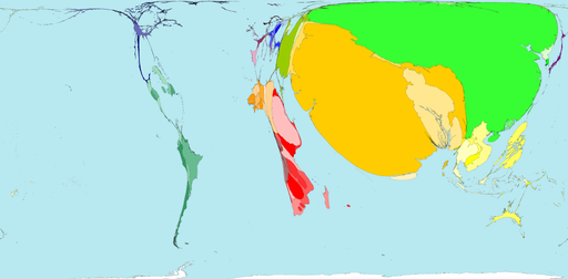 Worldmapper - Affected by Disasters