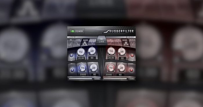 Rubberfilter VST