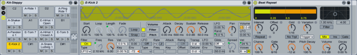 ableton live7 drum rack chain