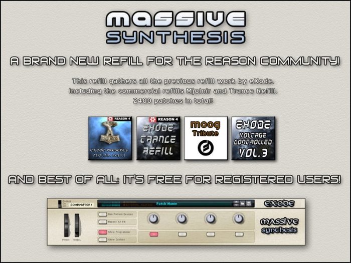 propellerhead massive synthesis