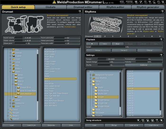 mdrummer quicksetup