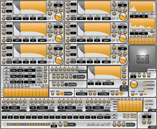 odo synths double six xxl