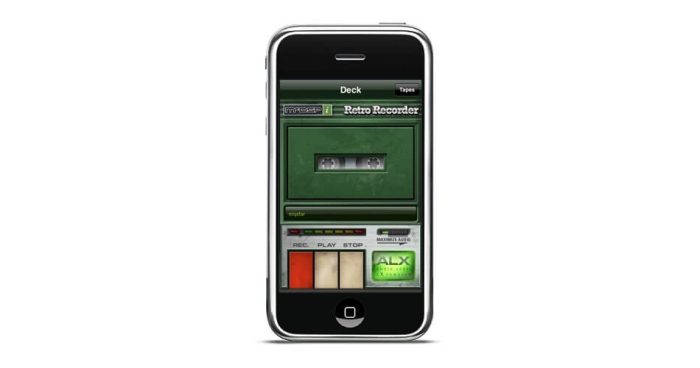 iphone retro recorder