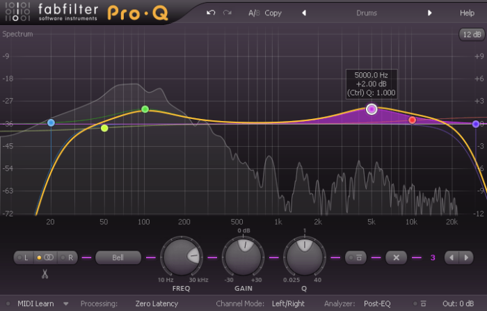fabfilter twin bass out of tune