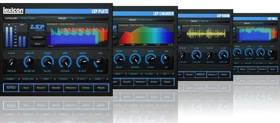 Lexicon LXP, native reverb plug-in bundle for PC and Mac