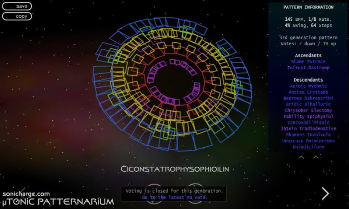 soniccharge patternarium