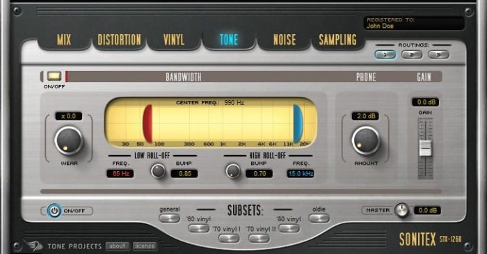 toneprojects sonitex