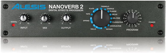 Digital Effects Processor with 16 Program Settings for 256 Effects Alesis Nanoverb 2 