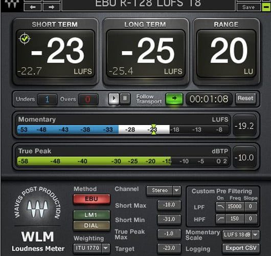 waves wlm loudnessmeter