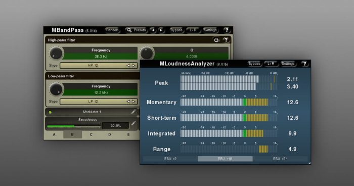 Meldaproduction MBandPass MLoudnessAnalyzer