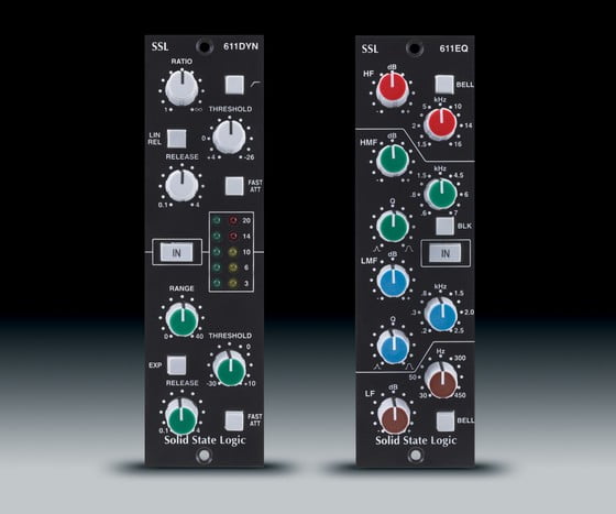 Solid State Logic E-Series EQ and Dynamics modules for 500 series 
