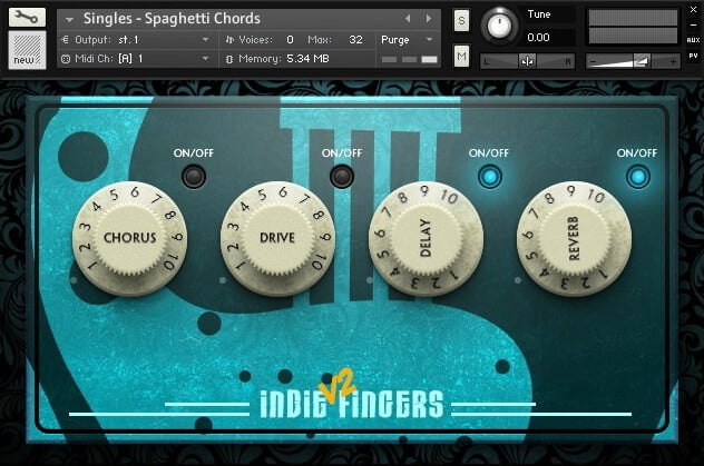 Dream Audio indie fingers 2
