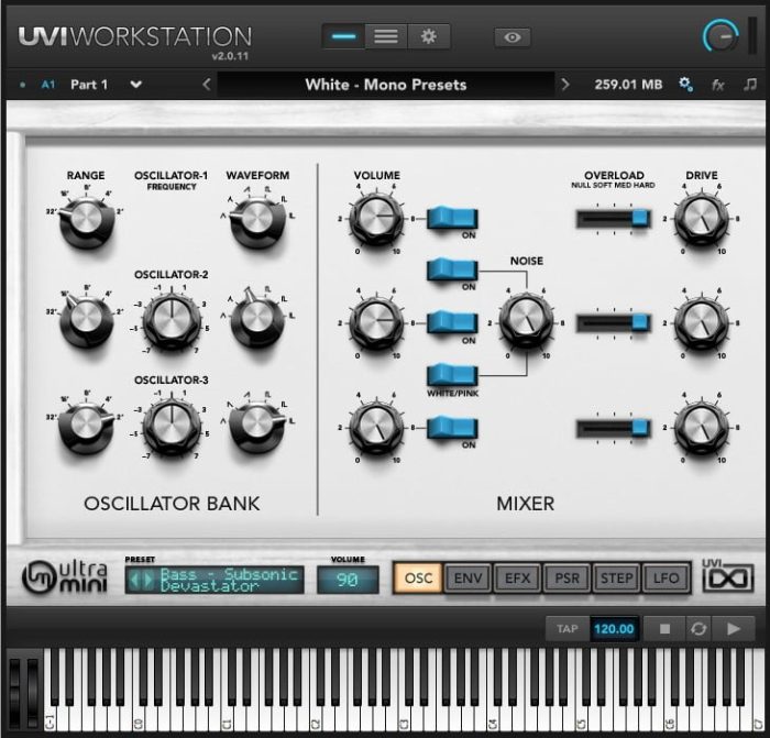 um uviw w oscillator