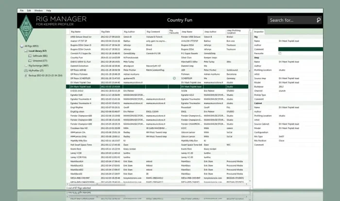 kemper RigManager