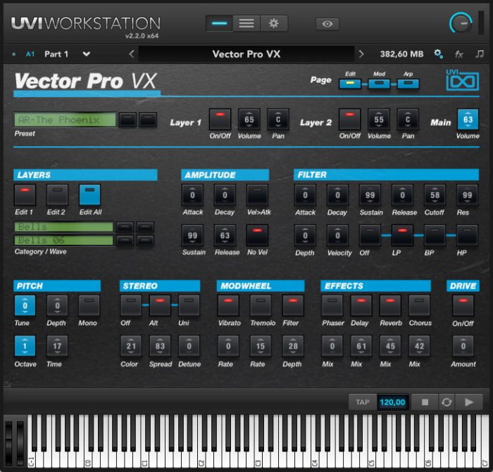 uvi vectorpro uviw vx1