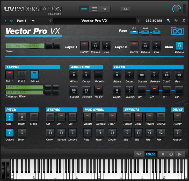 Uvi ru. V S T вектор. UVI Workstation, MACHFIVE. UVI - Plugsound Pro (UVI Falcon). UVI 22.