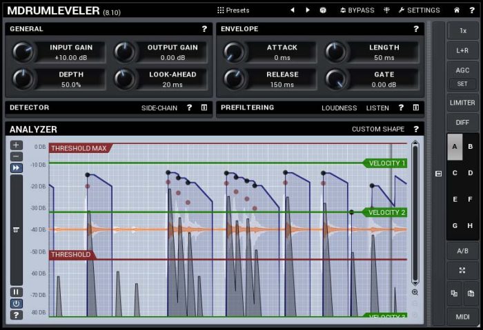 meldaproduction MDrumLeveler