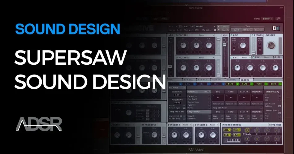 ADSR Supersaw Sound Design Massive