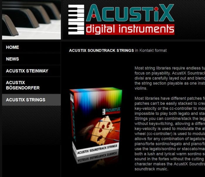 AcustiX Digital Strings