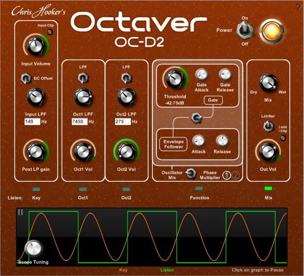 Chris Hooker Octaver OC-D2