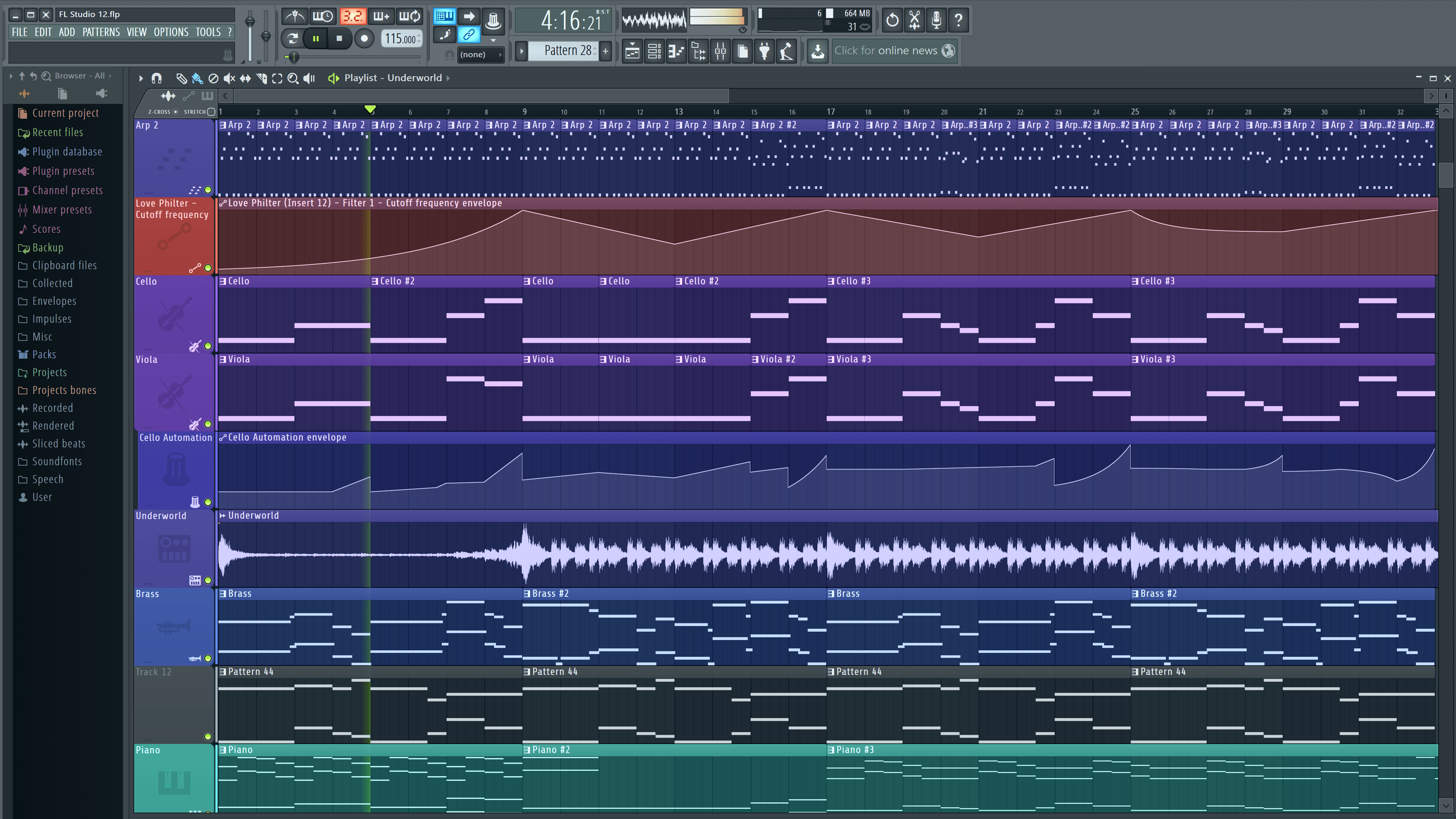 fl studio 12 mixer