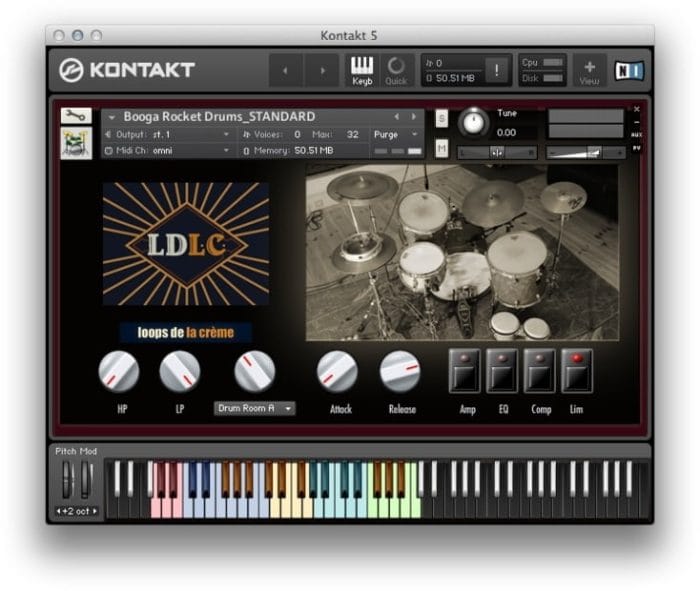 Loops de la Creme Booga Rocket Drums Kontakt