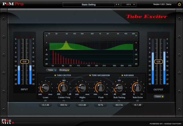 Plug & Mix Tube Exciter