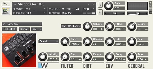 Waveshaper Stix 305 Kontakt