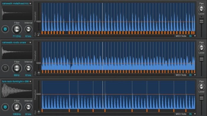 Cakewalk SONAR Drum Replacer