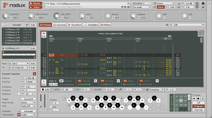 renoise sampler set polyphony limit