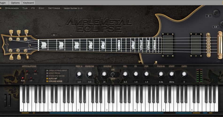 Ample Metal Eclipse II guitar plugin by Ample Sound