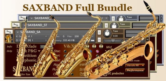Cmusic Production Saxband Full Bundle