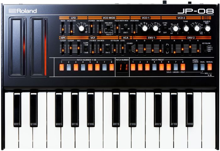 Roland JP-08 keys