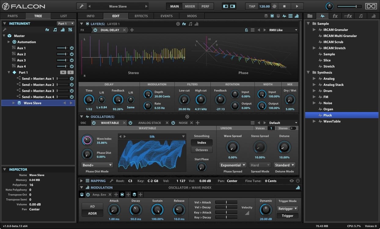 valhalla shimmer mix in realtime