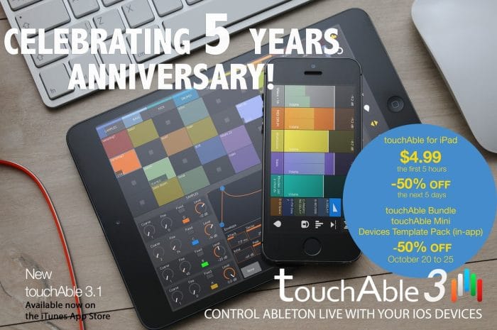 Zerodebug touchAble 5 year birthday