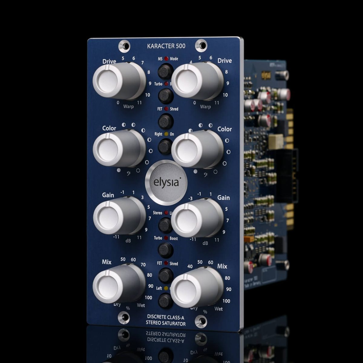 elysia karacter 500 hardware saturator unit released