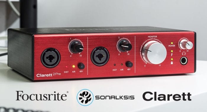 Focusrite Sonalksis Clarett 2Pre